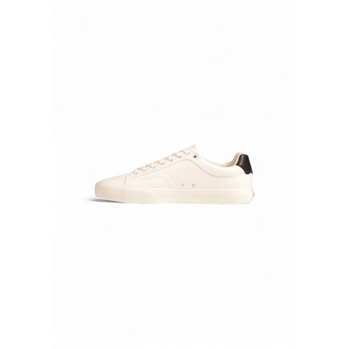 Hugo Boss Cream Leather Sneaker