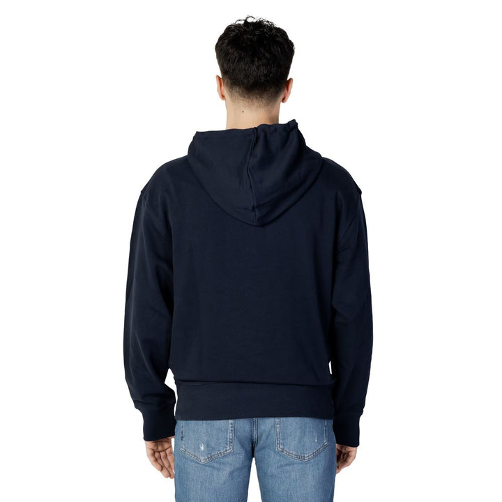 Hugo Boss Blue Cotton Sweater