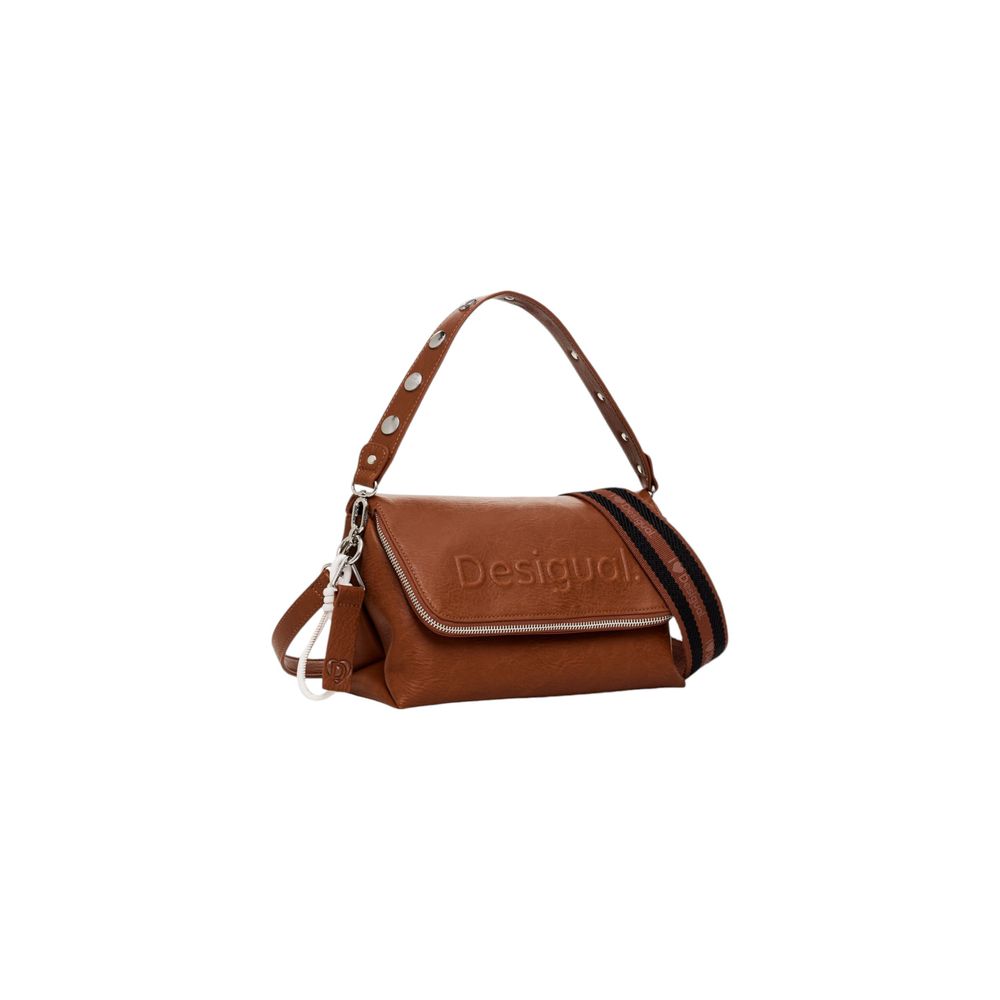 Desigual Brown Polyethylene Handbag