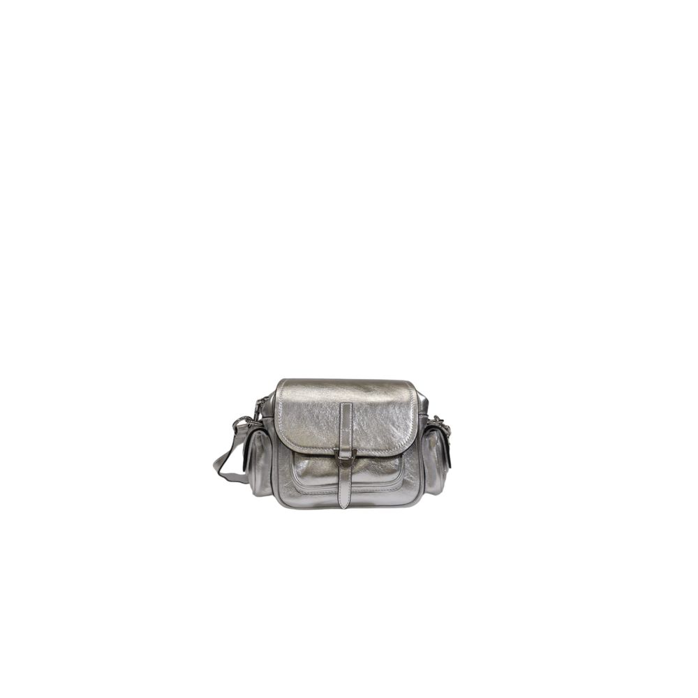 Coccinelle Silver Leather Handbag