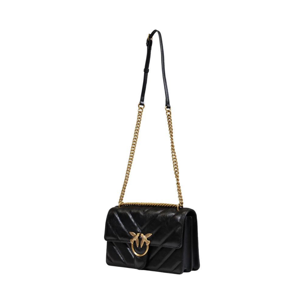 PINKO Black Leather Handbag