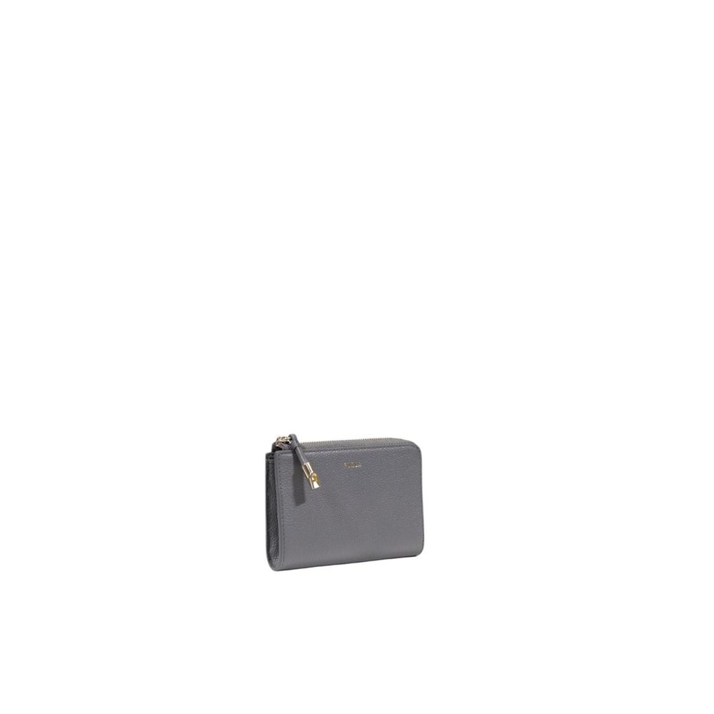 Furla Gray Leather Wallet