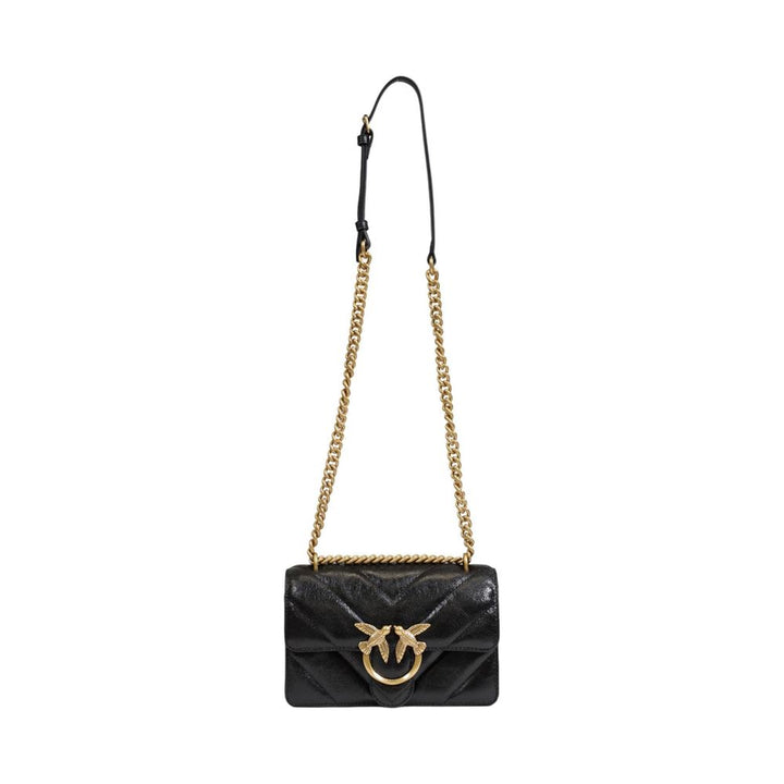 PINKO Black Leather Handbag