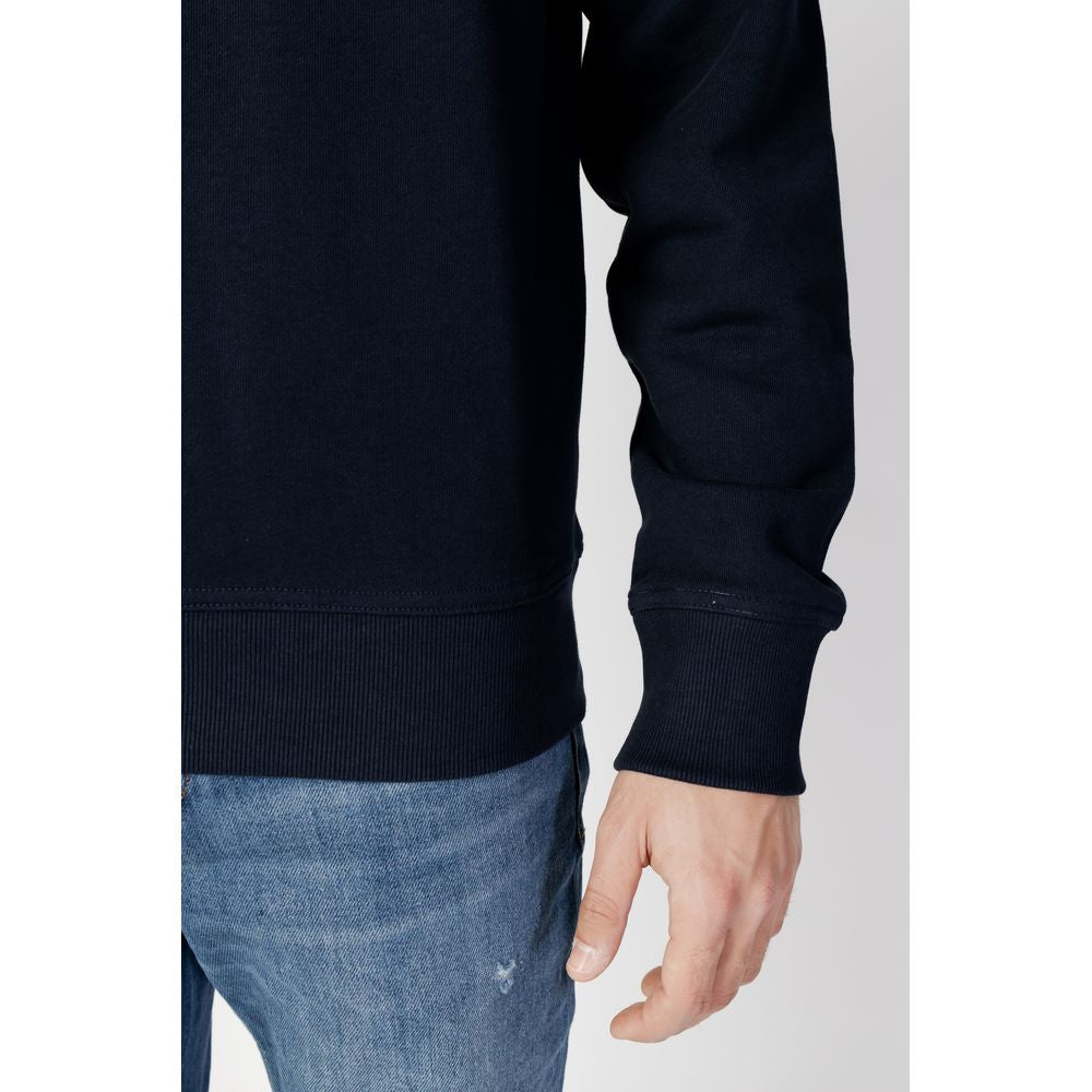 Hugo Boss Blue Cotton Sweater