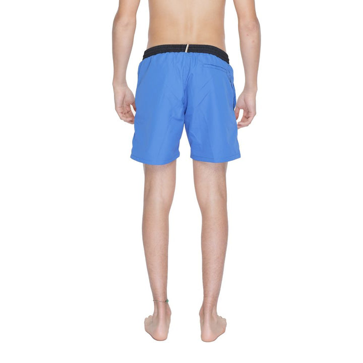 Hugo Boss Blue Polyester Swimwear