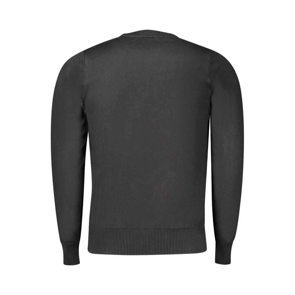 Coveri Moving Black Nylon Sweater