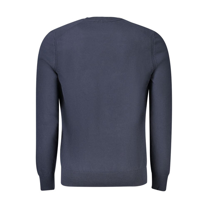 Hugo Boss Blue Cotton Sweater