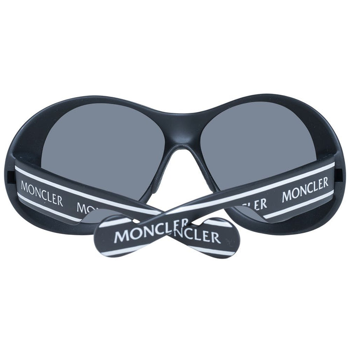 Moncler Black Unisex Sunglasses