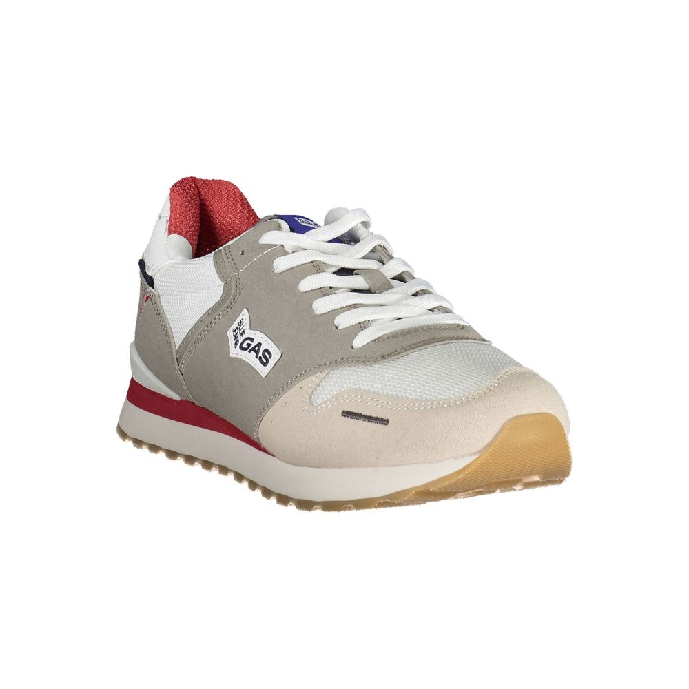 Gas White Polyester Sneaker