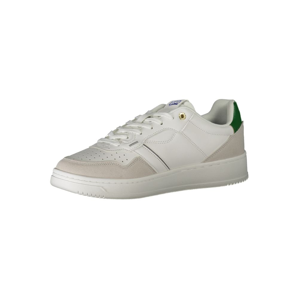 Gas White Polyester Sneaker