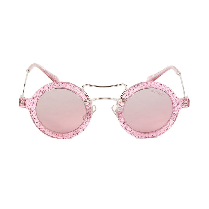 Miu Miu Gray Metal Sunglasses