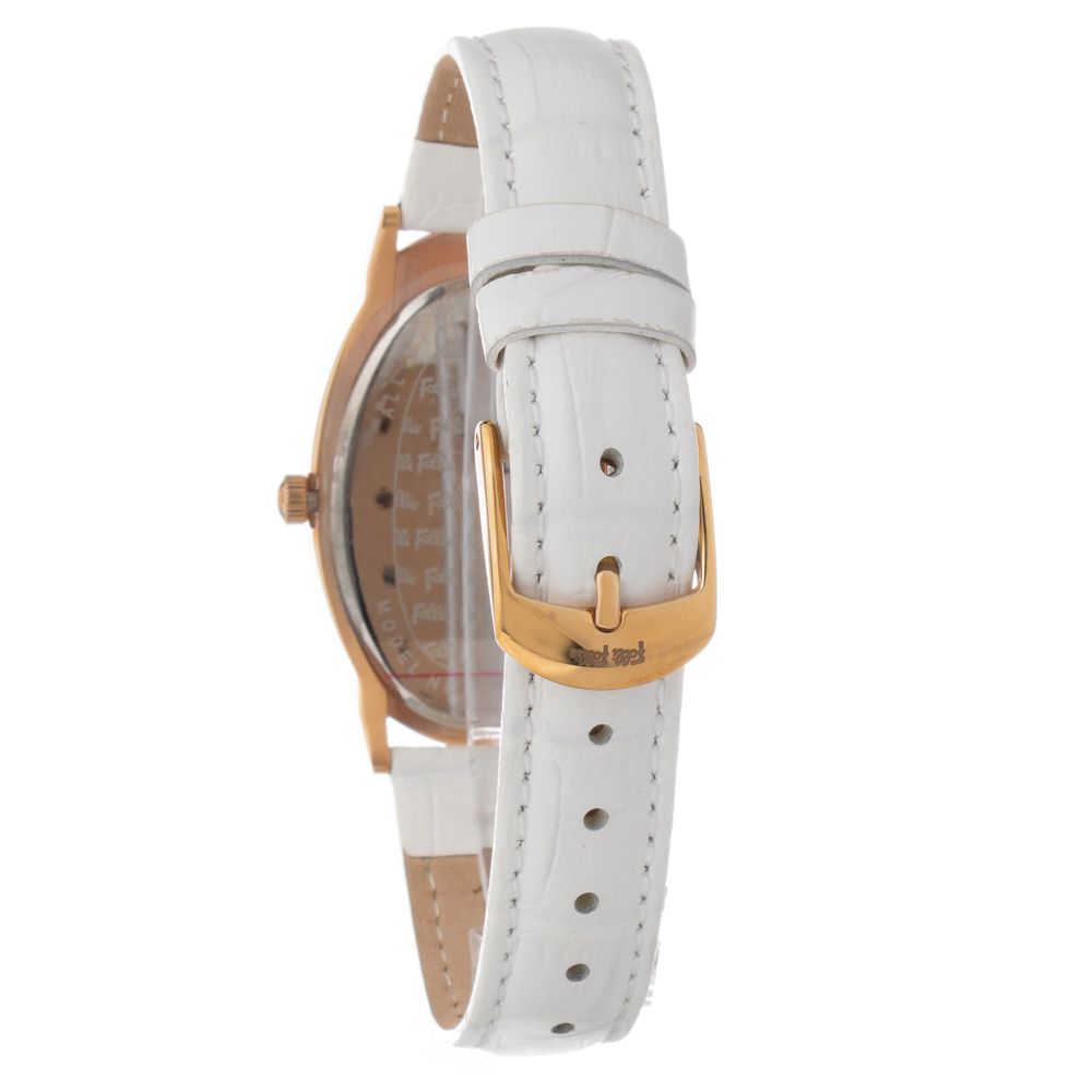 Folli Follie White Leather Watch