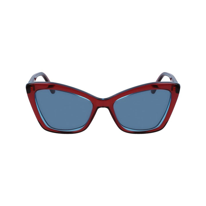 Karl Lagerfeld Red Acetate Sunglasses