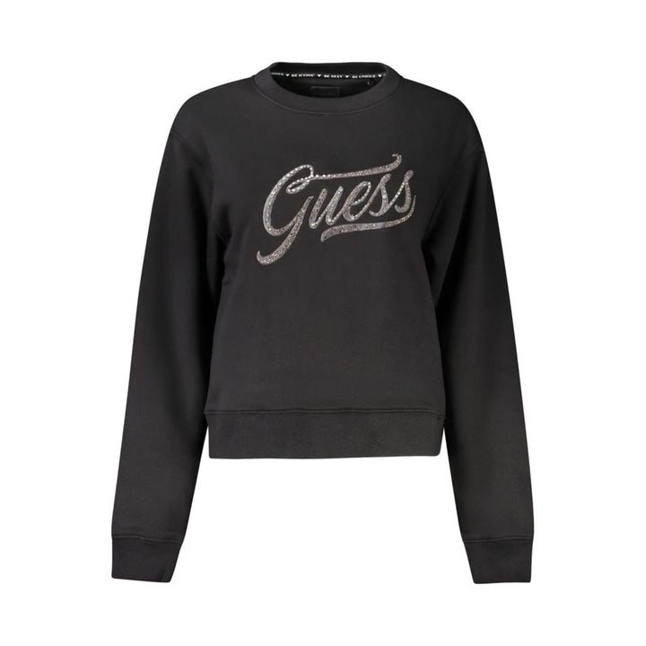 Guess Jeans Black Cotton Sweater