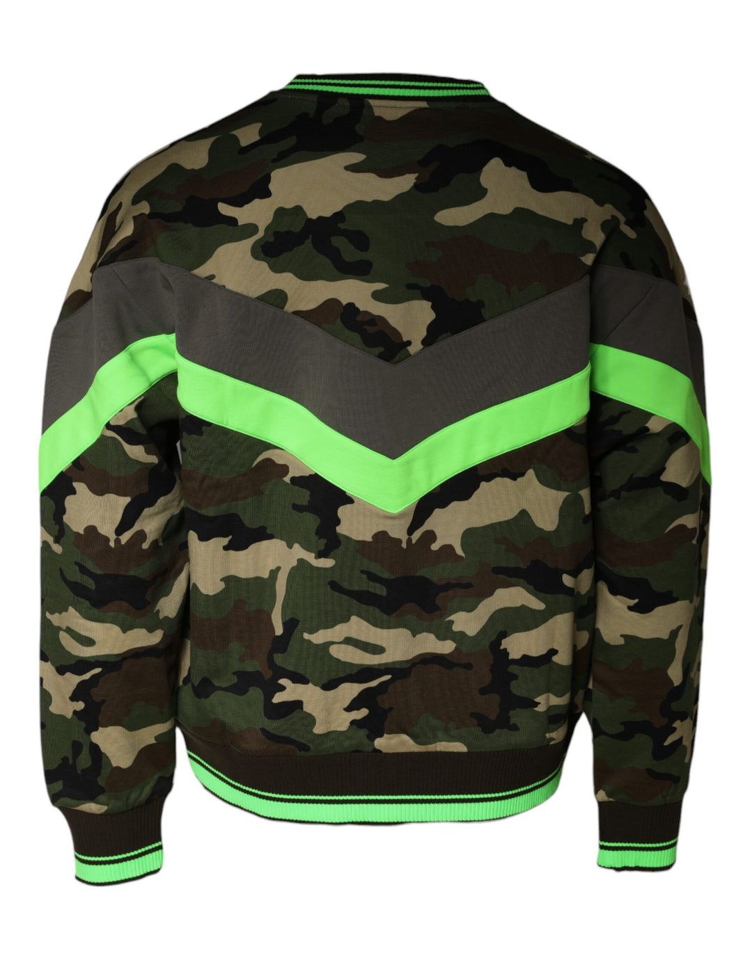 Dolce & Gabbana Multicolor Camouflage Sweatshirt Sweater