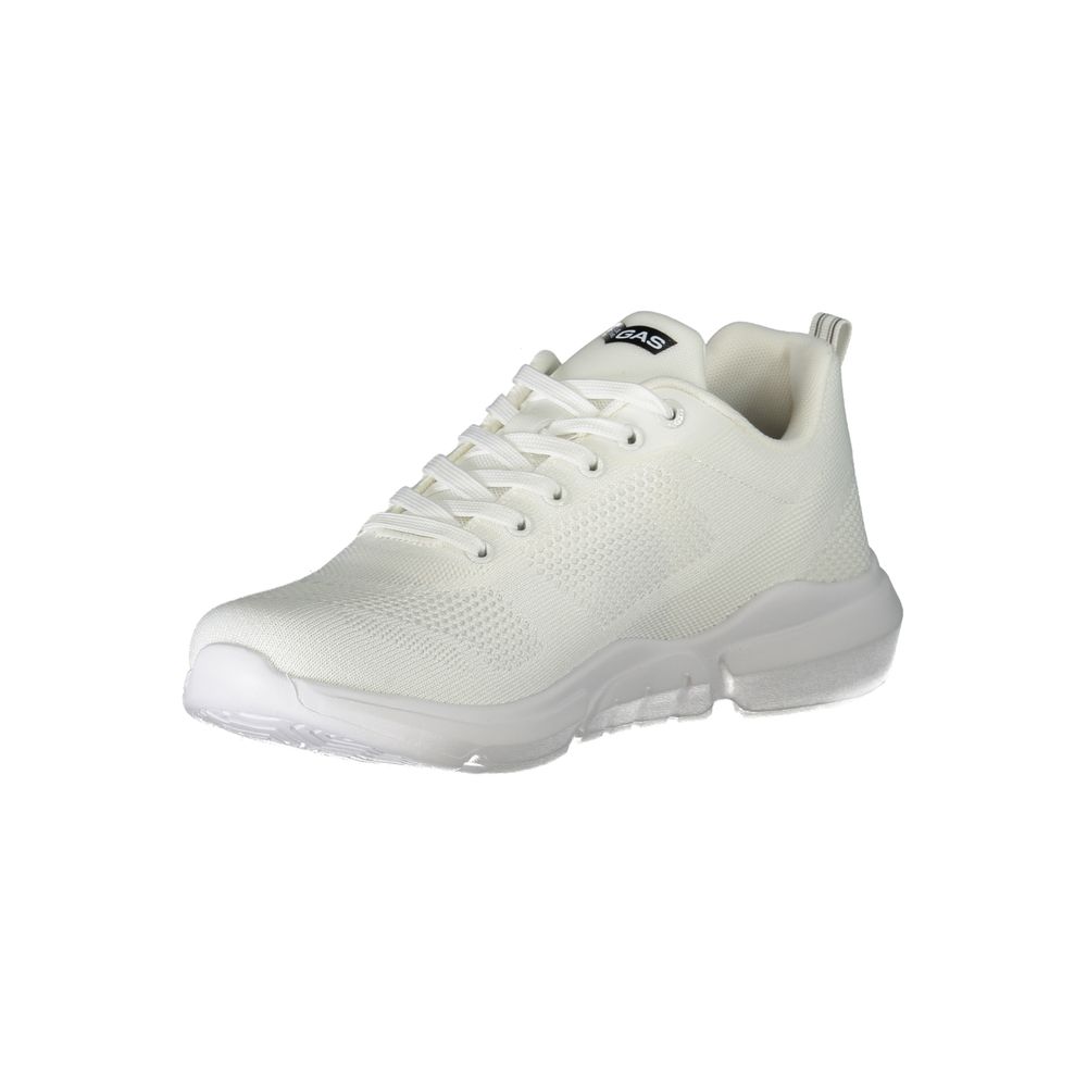 Gas White Polyester Sneaker