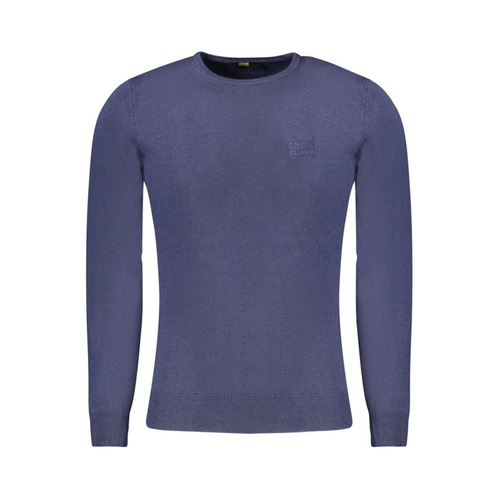 Cavalli Class Blue Polyester Sweater