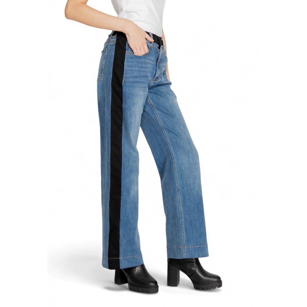 Desigual Blue Cotton Jeans & Pant