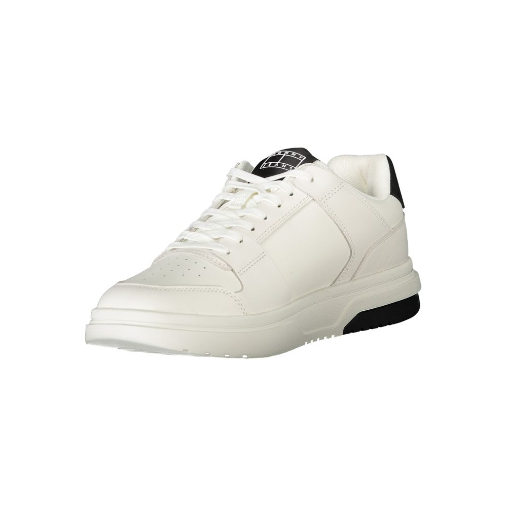 Tommy Hilfiger White Polyester Sneaker