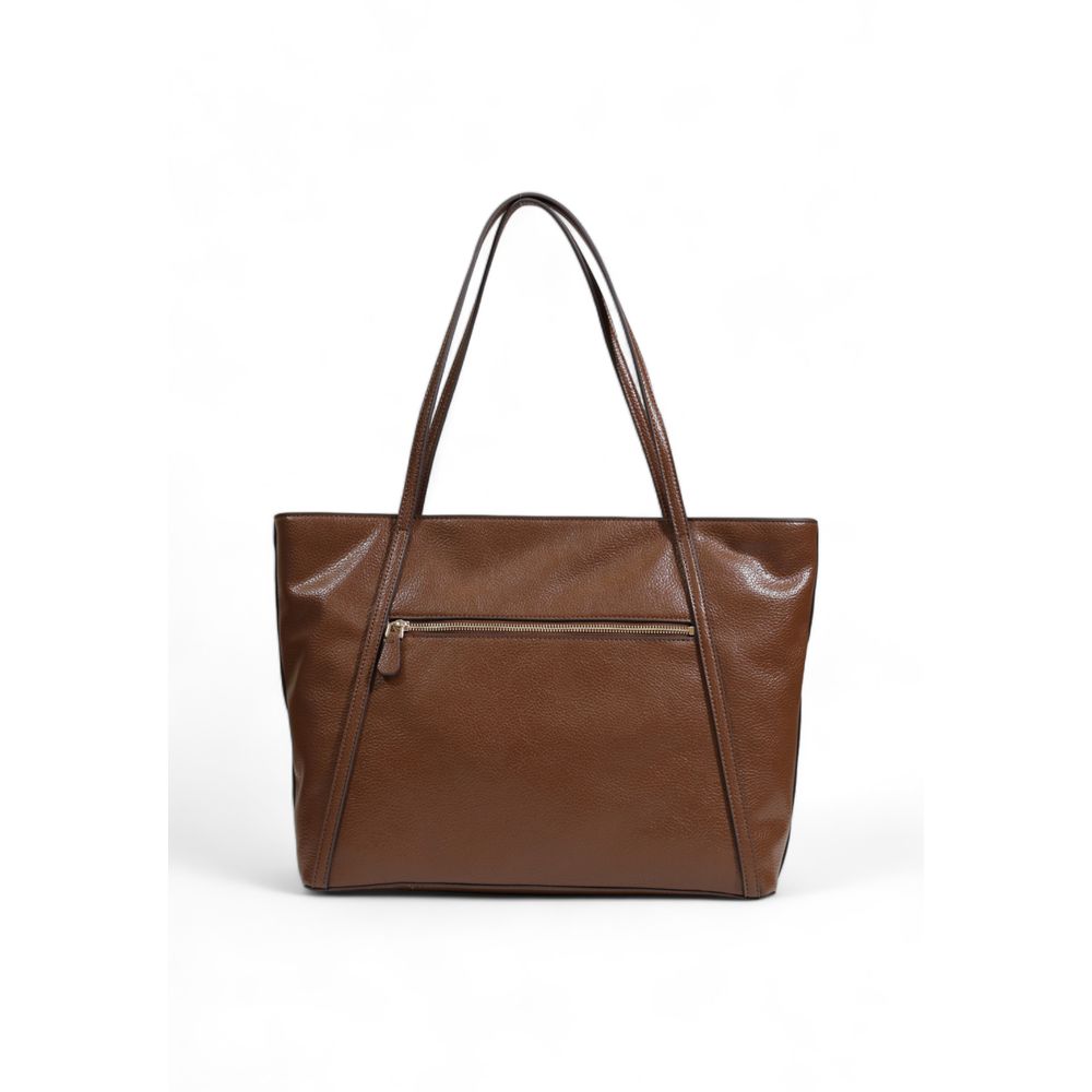 Guess Brown Polyethylene Handbag