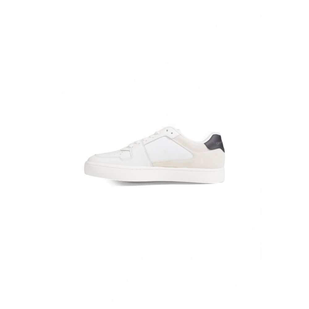 Calvin Klein Jeans Black And White Suede Sneaker