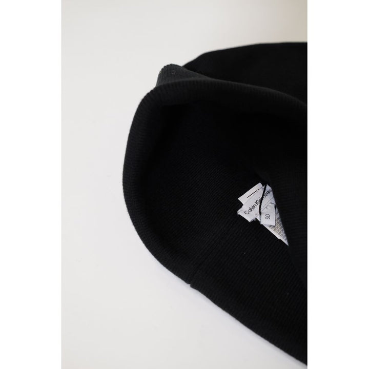 Calvin Klein Black Recycled Polyester Hats & Cap