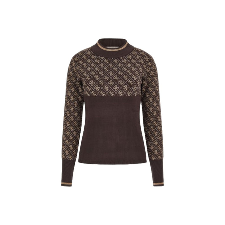 Guess Brown Viscose Sweater