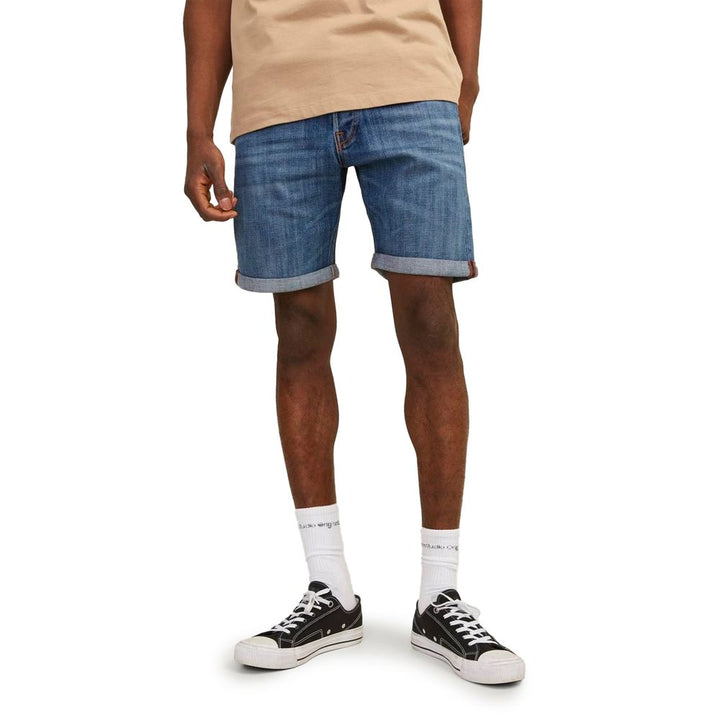 Jack Jones Blue Cotton Short