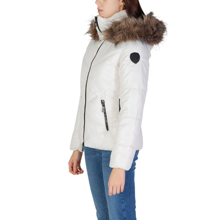 Only Cream Polyamide Jackets & Coat