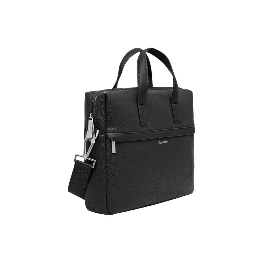 Calvin Klein Black Recycled Polyester Bag