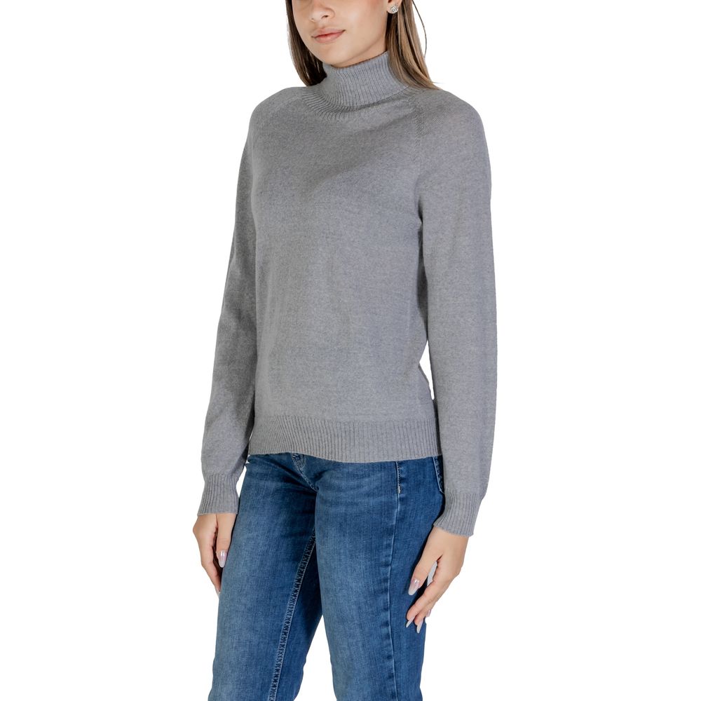 Sandro Ferrone Gray Merino Sweater