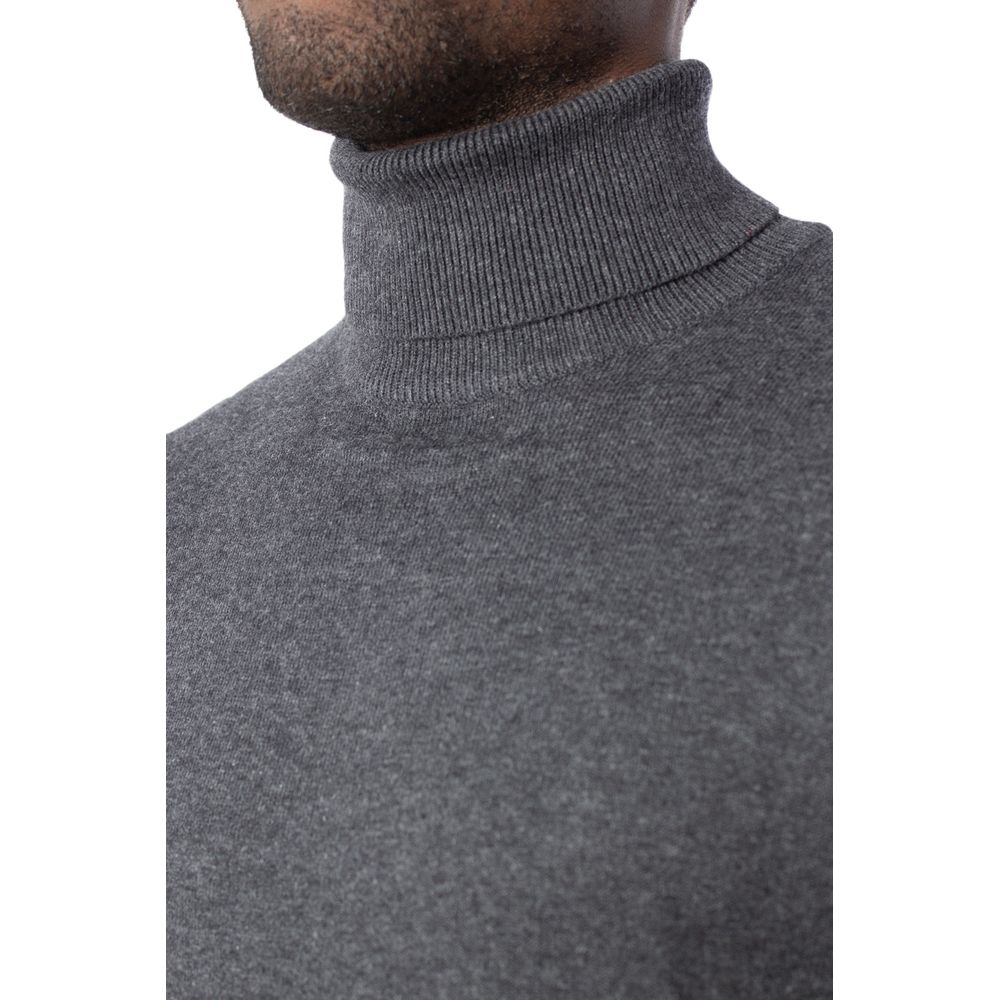 Jack Jones Gray Cotton Sweater