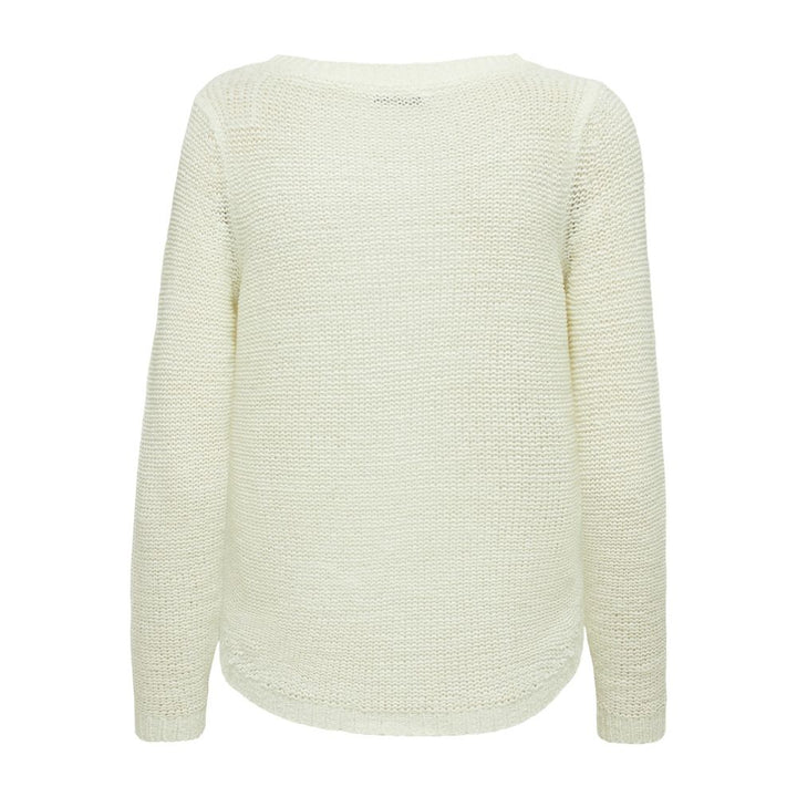 Only White Polyester Sweater