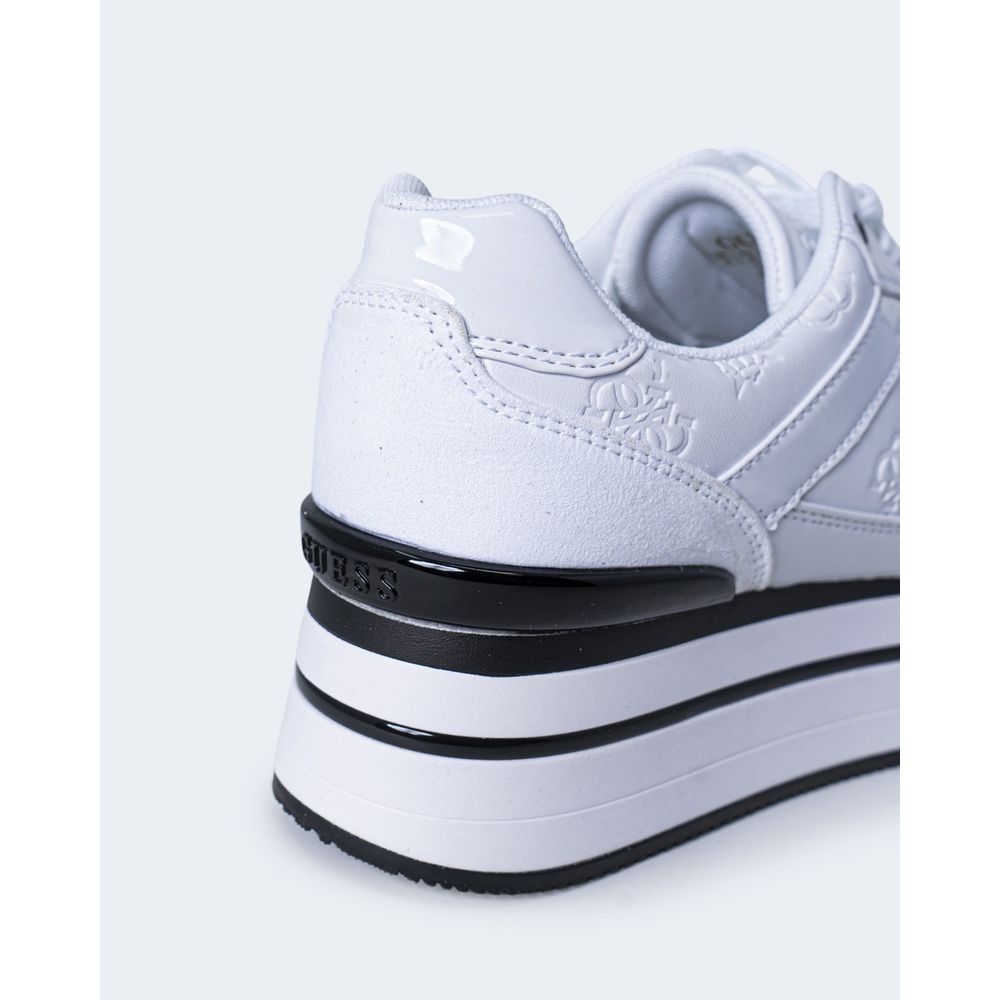 Guess White Polyester Sneaker