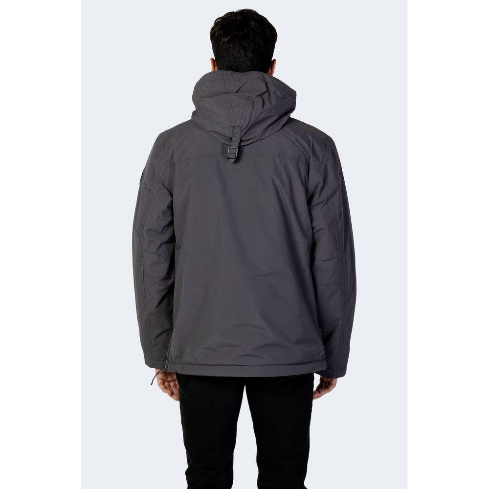 Napapijri Gray Nylon Jacket