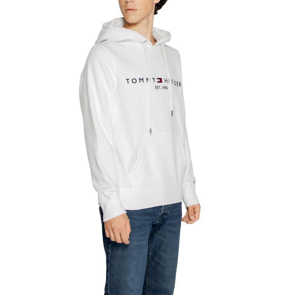 Tommy Hilfiger White Cotton Sweater