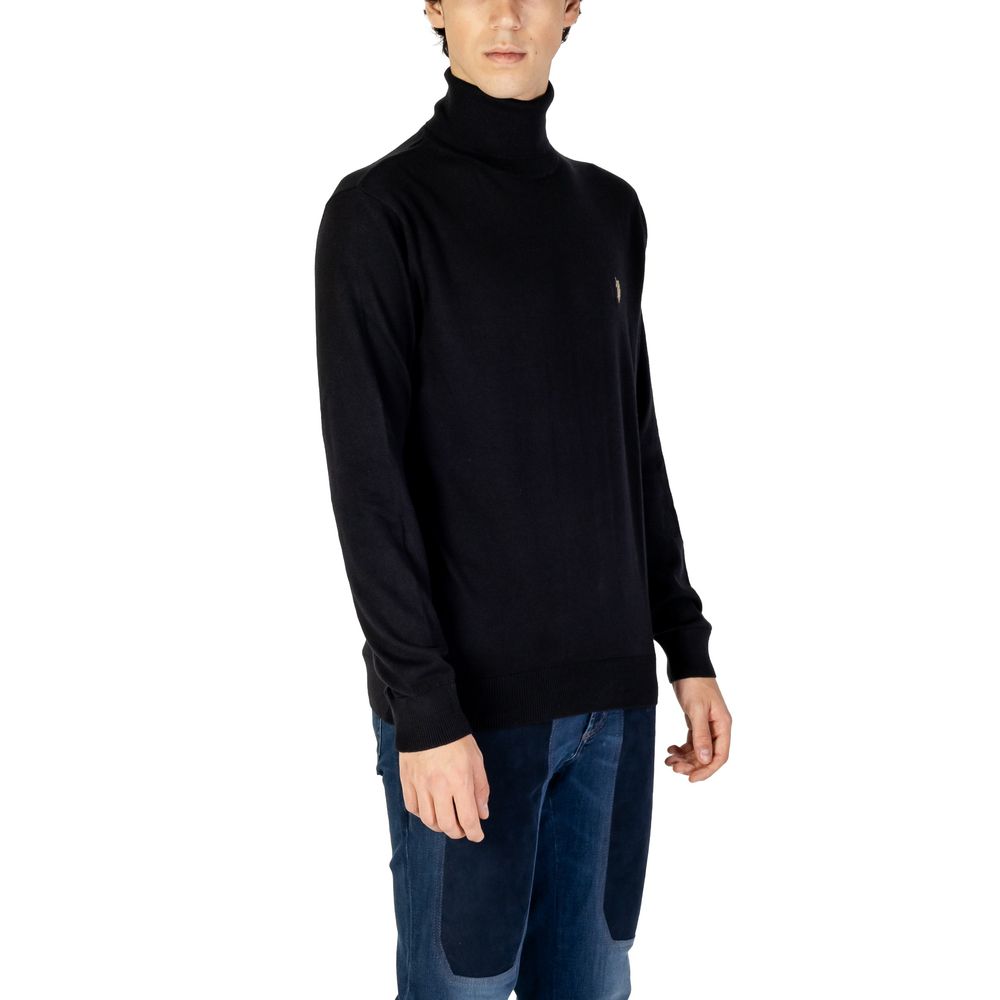 U.S. POLO ASSN. Black Cotton Sweater