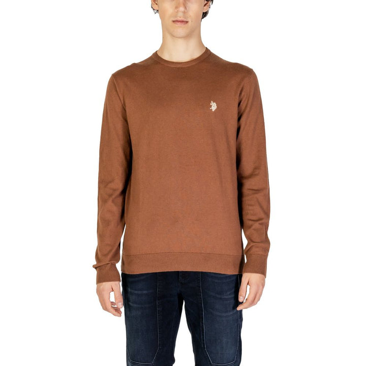 U.S. POLO ASSN. Beige Cotton Sweater