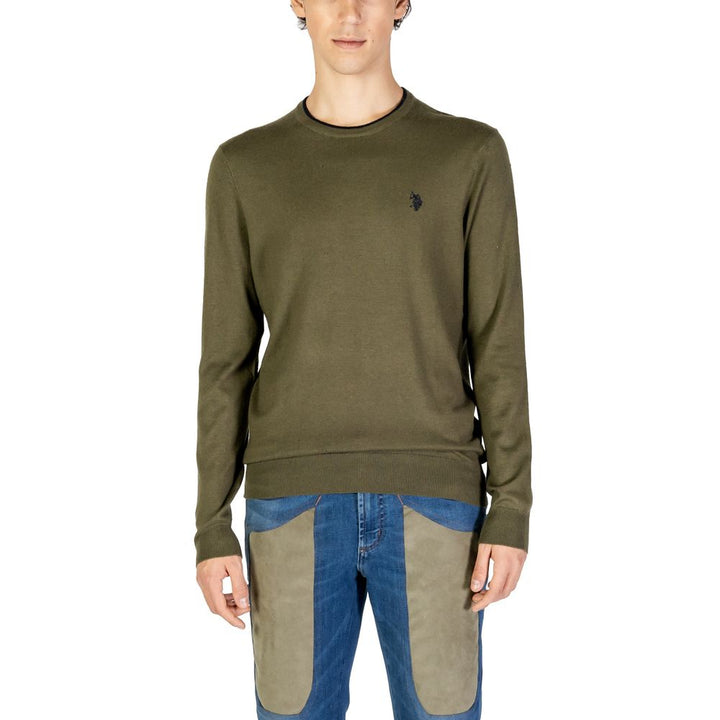 U.S. POLO ASSN. Green Viscose Sweater