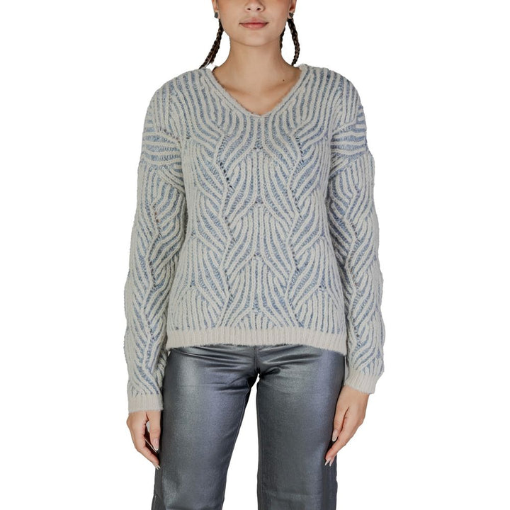 Only Blue Recycled Polyester Sweater