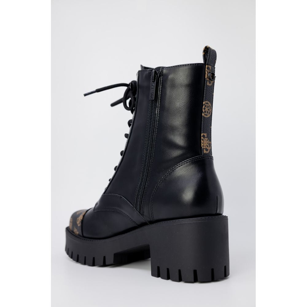 Guess Black Leather Boot