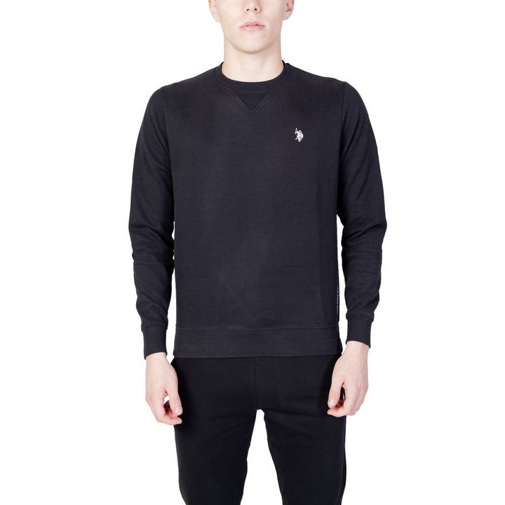 U.S. POLO ASSN. Black Cotton Sweater