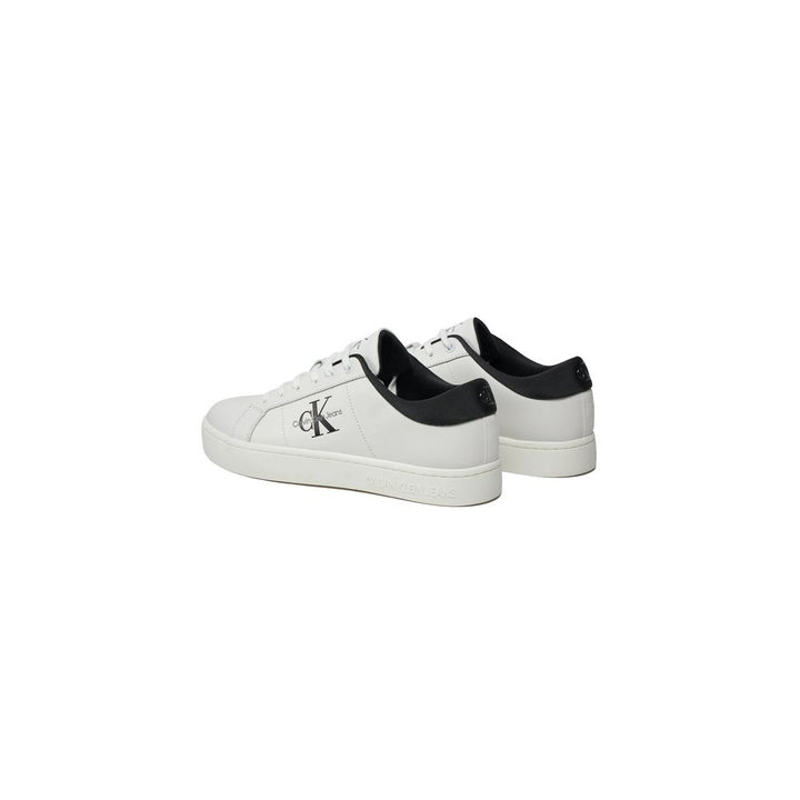 Calvin Klein Jeans Black And White Leather Sneaker