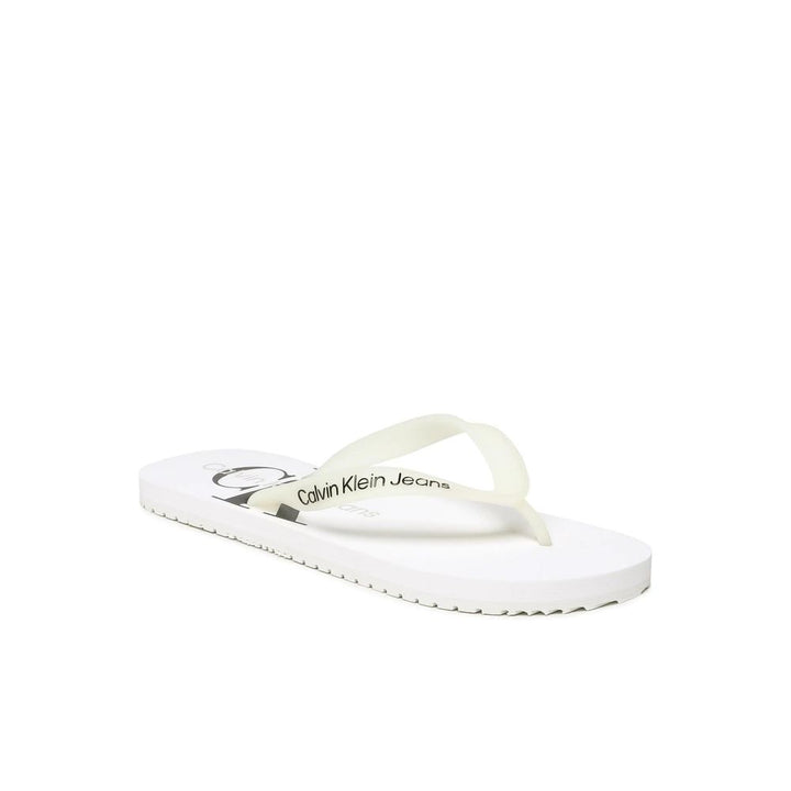 Calvin Klein Jeans White Polyethylene Sandal