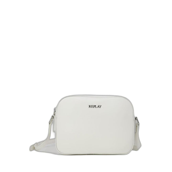 Replay White Polyethylene Handbag