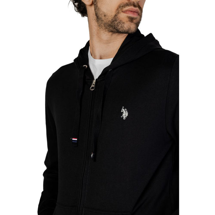 U.S. POLO ASSN. Black Cotton Sweater