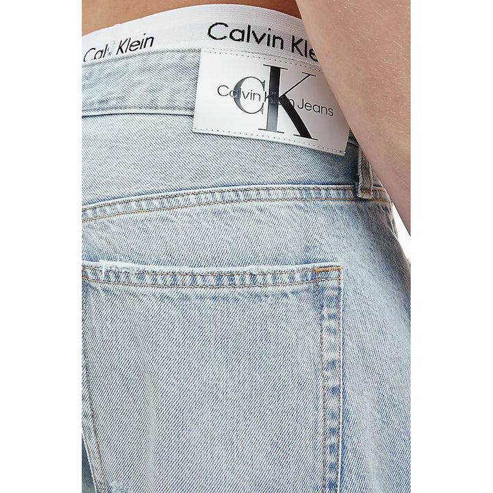 Calvin Klein Jeans Light Blue Cotton Jeans & Pant