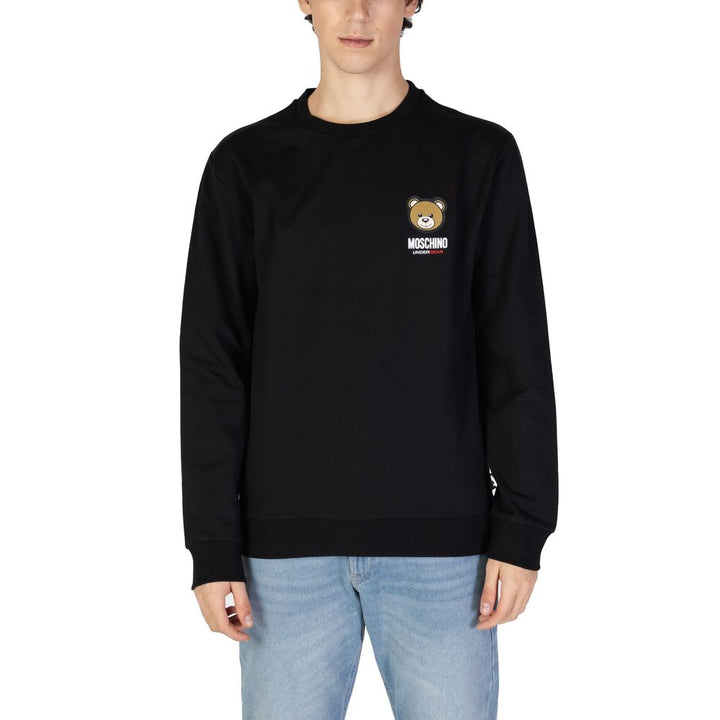 Moschino Black Cotton Sweater