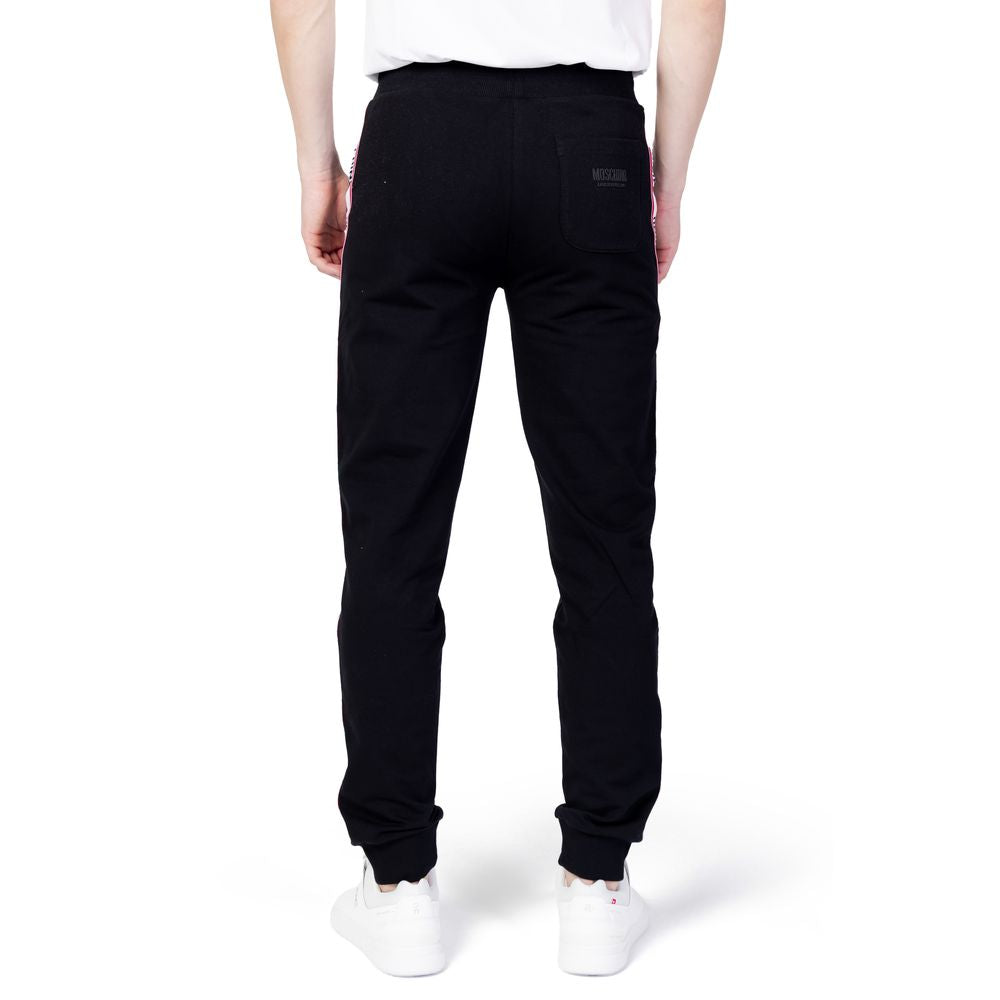 Moschino Black Cotton Jeans & Pant