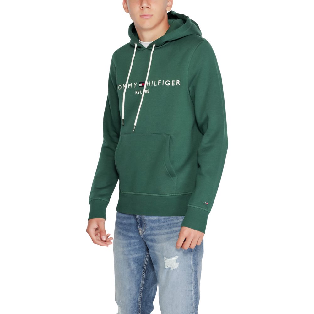 Tommy Hilfiger Green Cotton Sweater